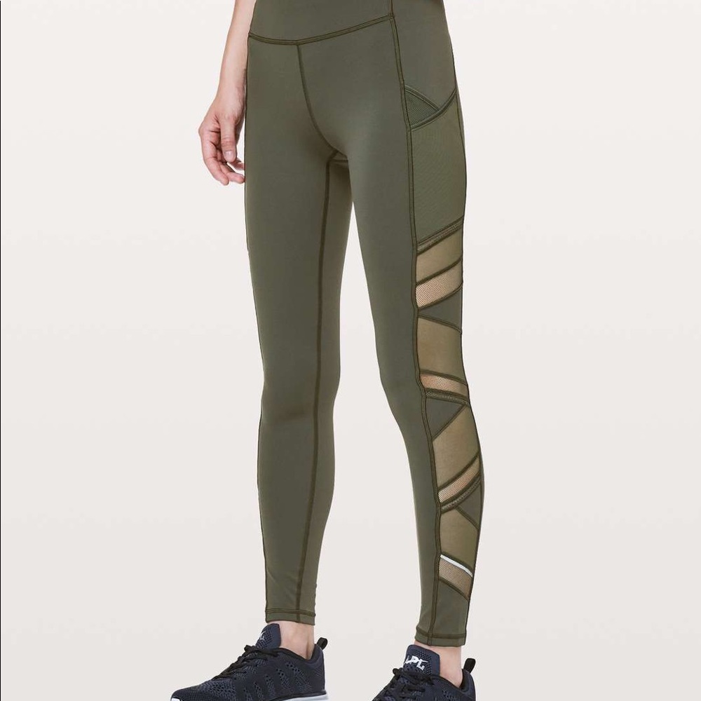 Speed Up Tight *Mesh 28” - Camo Green